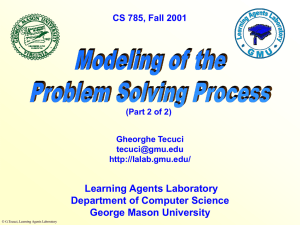 Modeling of the Problem Solving Process - Part2