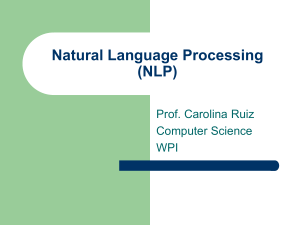 Natural Language Processing