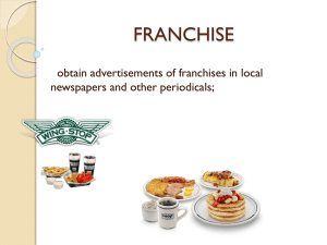 Franchises offer ongoing support