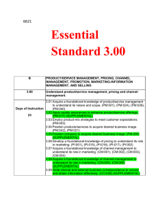 Essential Standard 3.00 - Public Schools of Robeson County