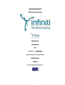 Infiniti the resource group