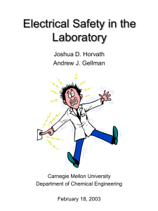Electrical Safety in the Laboratory