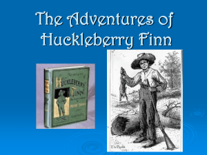 Huckleberry Finn PowerPoint