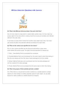 100 Java Interview Questions with Answers
