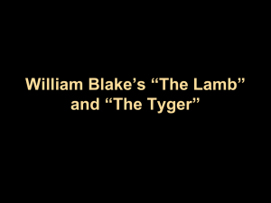 William Blake's “The Lamb” and “The Tyger”