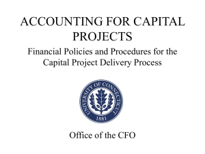 accounting for capital projects