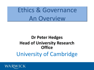 Introduction to Ethics @ Warwick