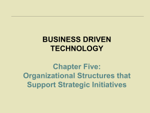 BUSINESS DRIVEN TECHNOLOGY Chapter Five