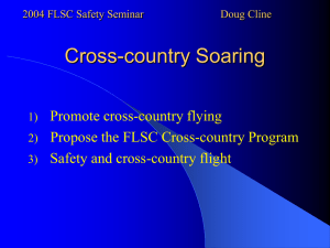 Safety and cross-country flight