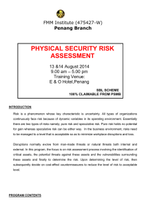 physical security risk assessment