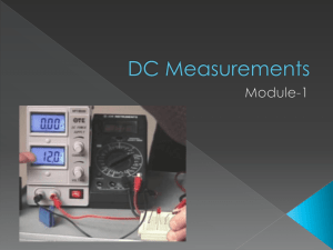 DC Measurements