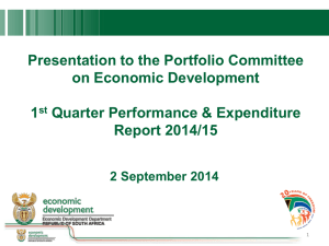 Economic Development Performance Information
