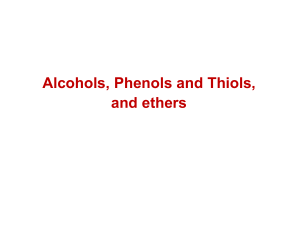 Acidity of Alcohols