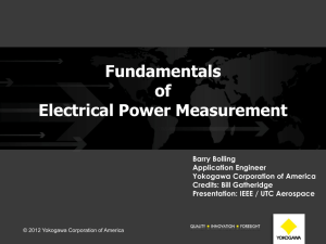 Fundamentals of Power Measurement