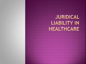 juridical liability in healthcare