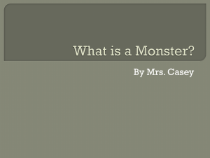 What is a Monster? - Greer Middle College || Building the Future