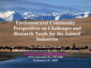 3. Environmental and General Public Concerns