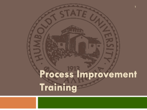 Walks through the process of a typical training session on process