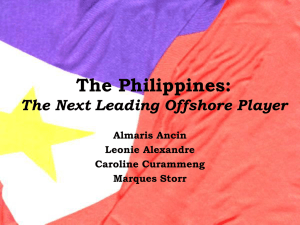 The Philippines: The Next Leading Offshore Player