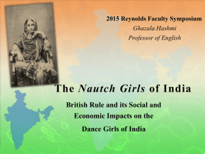 The Nautch Girls of India - Reynolds Community College