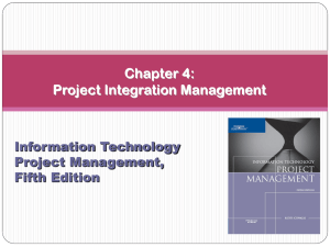 Project Integration Management