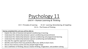 Psychology 11 - Mr. Hill SD#53