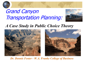 Grand Canyon Transportation Planning