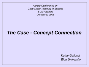 The Concept-Case Connection - University at Buffalo Libraries