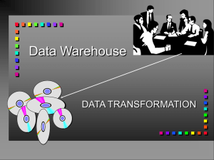 Data Warehouse - Computer Information Systems