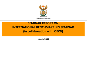 OECD International Benchmarking Seminar