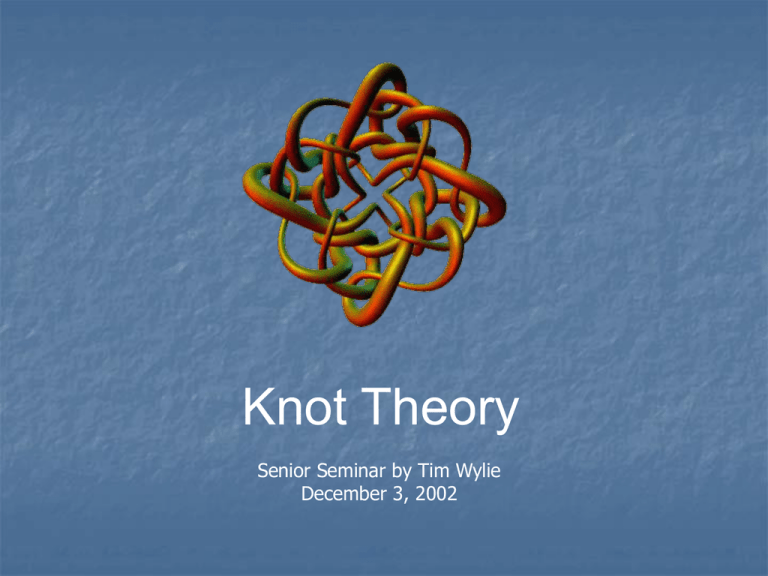 research topics knot theory