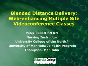 Blended-Distance Delivery: Web Enhancing Multiple Site