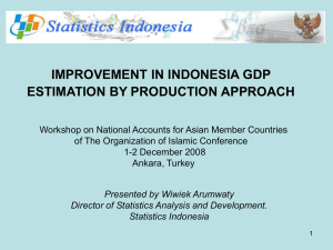 implementation sna'93 concept in indonesia gdp data