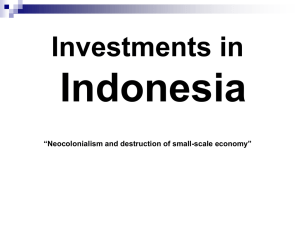 Investments in Indonesia