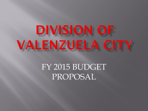Division of valenzuela city