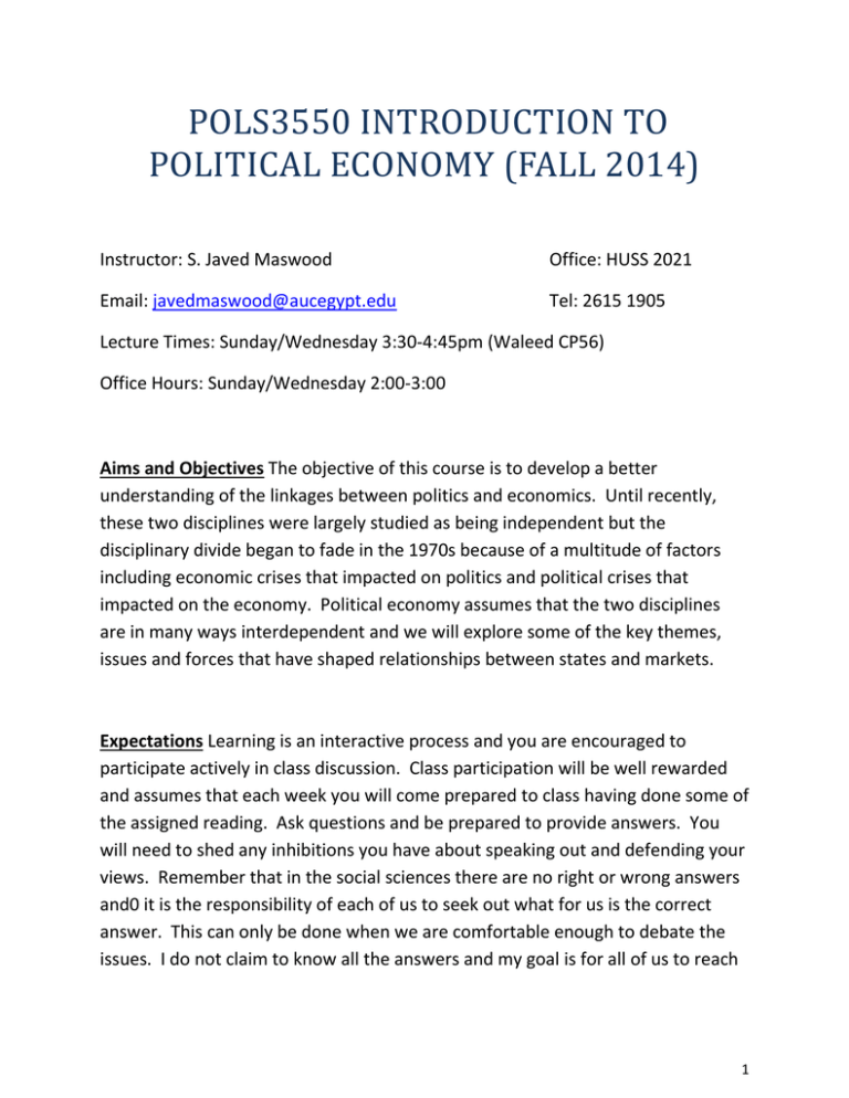 political economics research paper