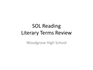 English 10 Honors Literary Terms Review Guide