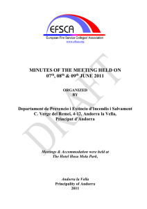 The 3 rd Session of the Conference 09 th June 2011, 09:00 – 10:30