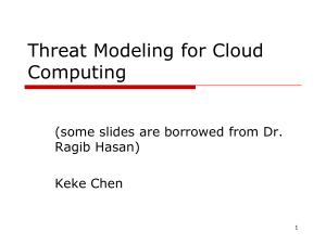 Security and Privacy in Cloud Computing