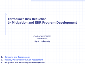 Earthquake Risk Reduction 3