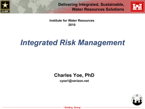 Session 3 Integrated Risk Management 2010