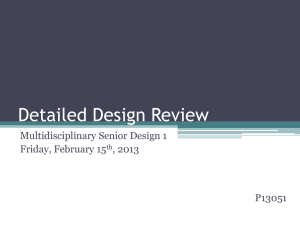 Detailed Design Review PowerPoint