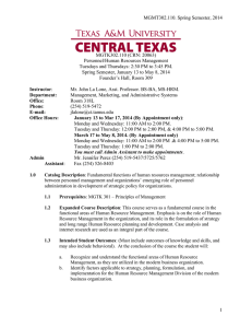Assignments - Texas A&M University