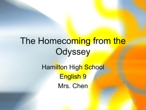 The Homecoming from the Odyssey