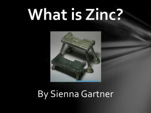 Element Research Project (Zinc1)