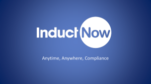 InductNow 2015 Online Induction Presentation