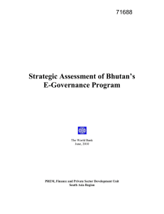 Strategic Assessment of Bhutan's E