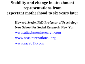 Stability and change in attachment representations from expectant