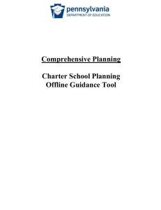 Charter School Planning-Offline Guidance Tool