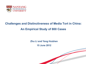 Title Of Presentation - China Copyright and Media